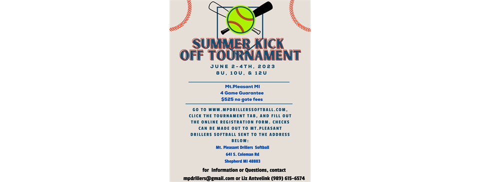 2023 Summer Kick Off Tournament